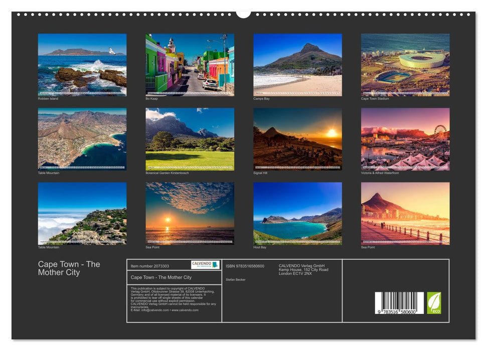 Cape Town - The Mother City (CALVENDO Premium-Calendar 2026)
