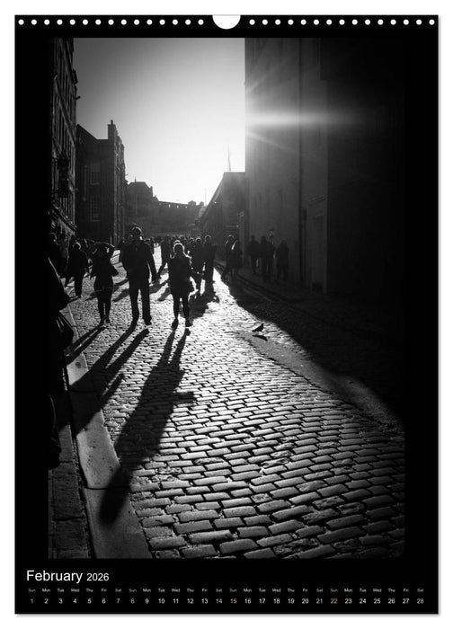 EDINBURGH NOIR (CALVENDO Monthly Calendar 2026)