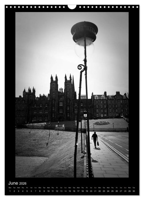 EDINBURGH NOIR (CALVENDO Monthly Calendar 2026)