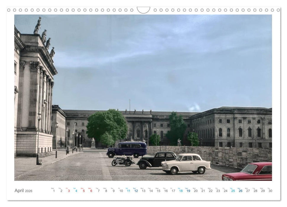 Berlin - Vintage Views (CALVENDO Monthly Calendar 2026)