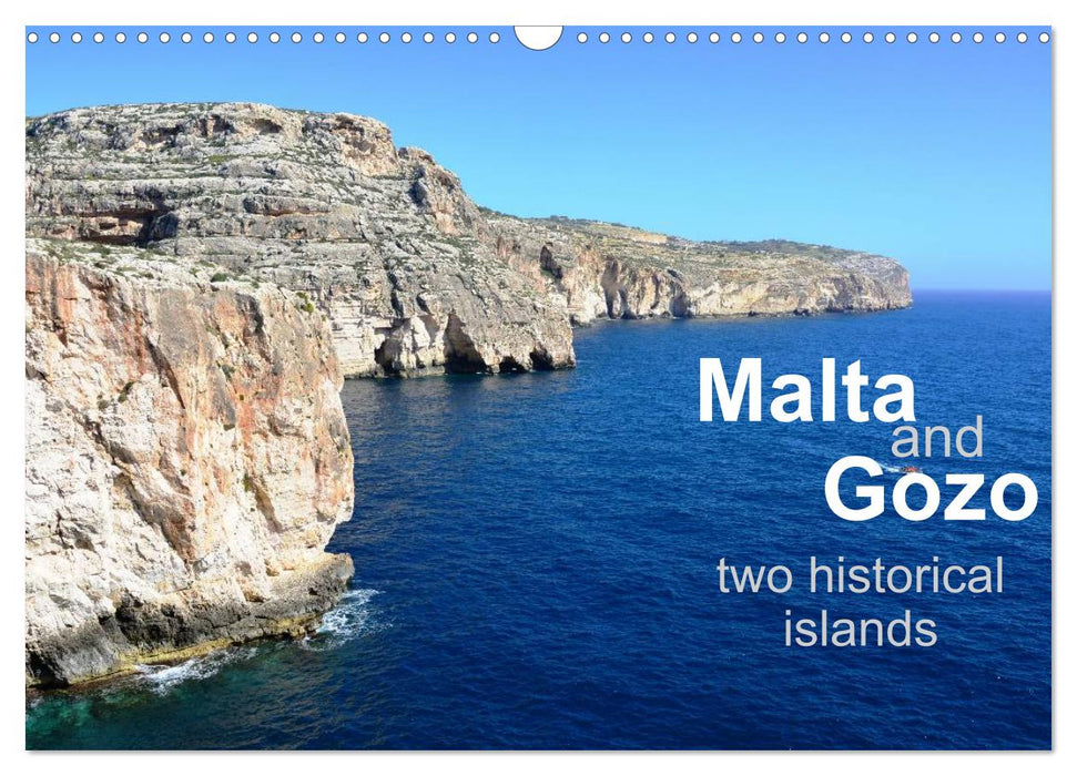 Malta and Gozo two historical islands (CALVENDO Monthly Calendar 2026)