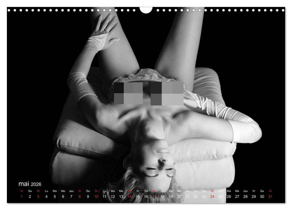 Empreinte digitale érotique – Détails particuliers de la peau (CALVENDO Calendrier mensuel 2026)