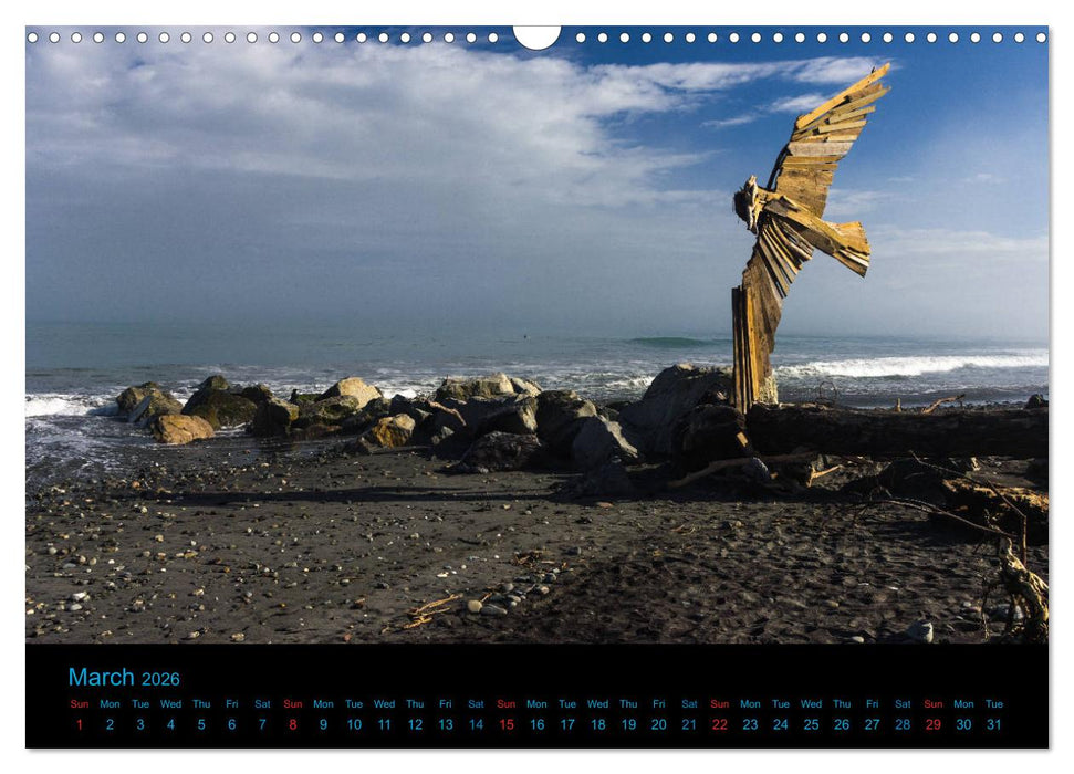 New Zealand - A bicycle adventure (CALVENDO Monthly Calendar 2026)