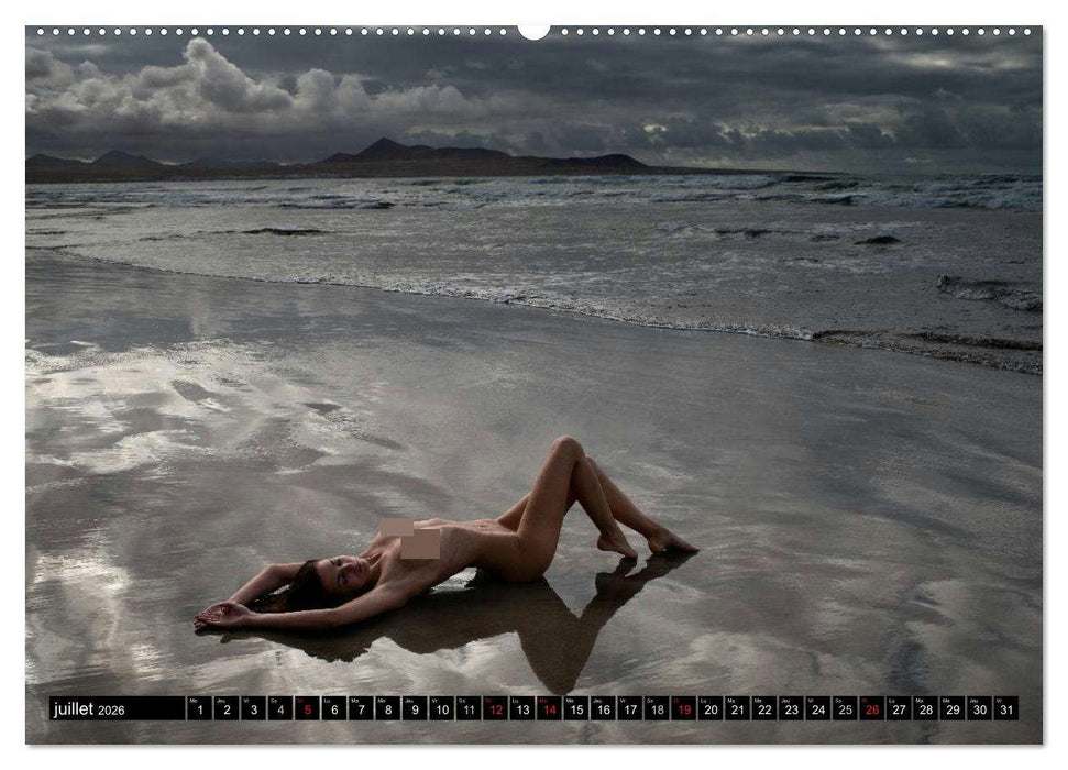 Ibiza et Lanzarote - Les paysages et le nu (CALVENDO Calendrier supérieur 2026)