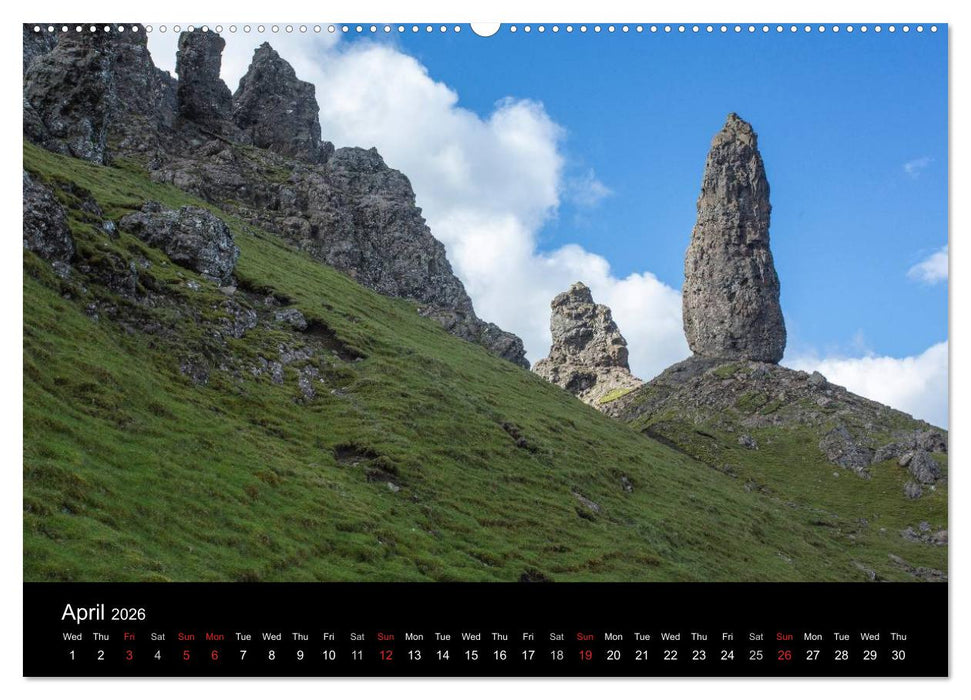 Skye - Scottish islands (CALVENDO Premium-Calendar 2026)