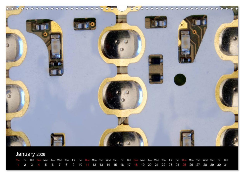 Computer Close Up (CALVENDO Monthly Calendar 2026)