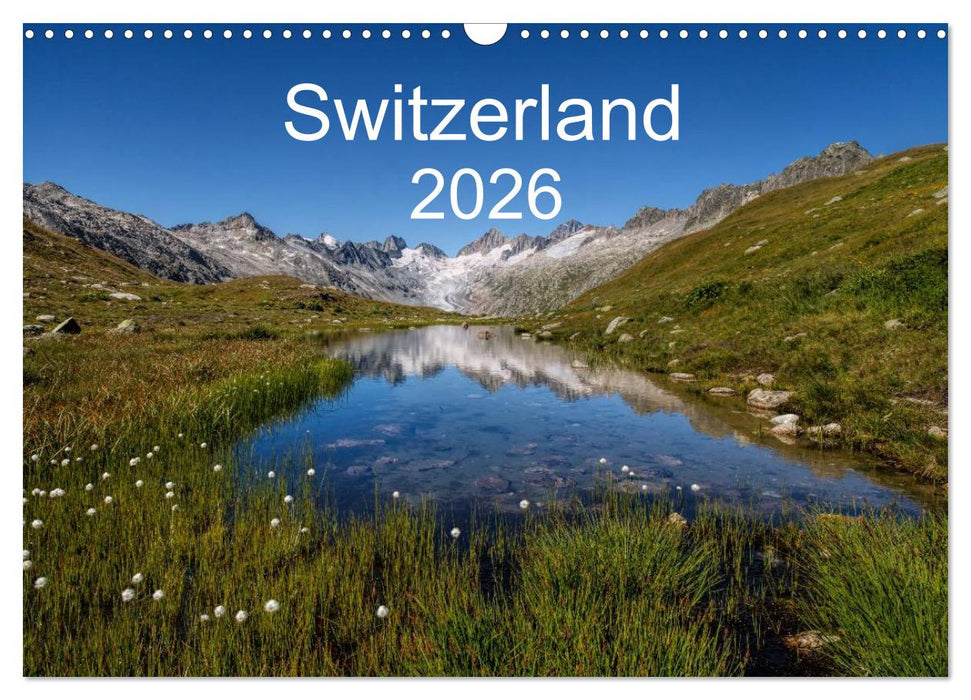 Switzerland Mountainscapes 2026 (CALVENDO Monthly Calendar 2026)