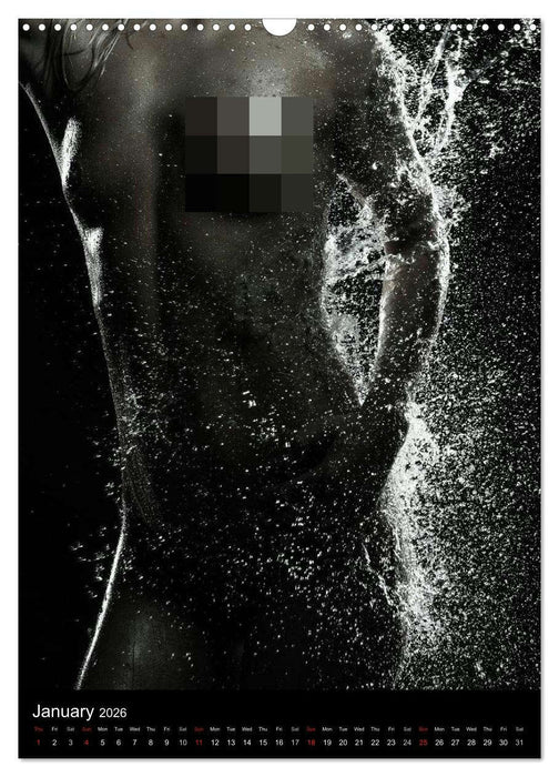 Sensual Water (CALVENDO Monthly Calendar 2026)