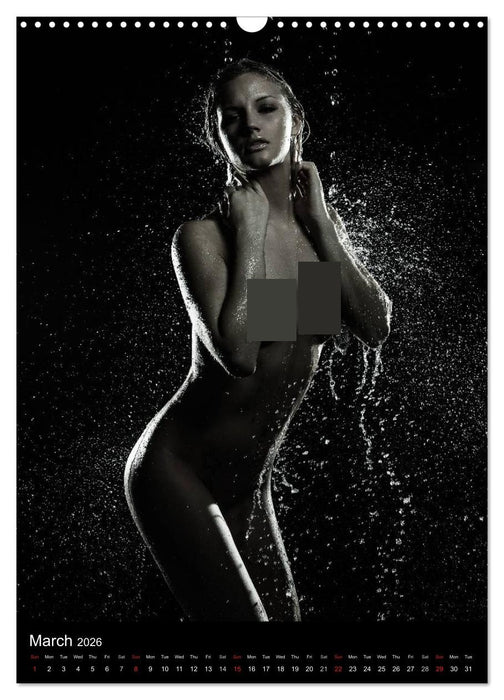 Sensual Water (CALVENDO Monthly Calendar 2026)