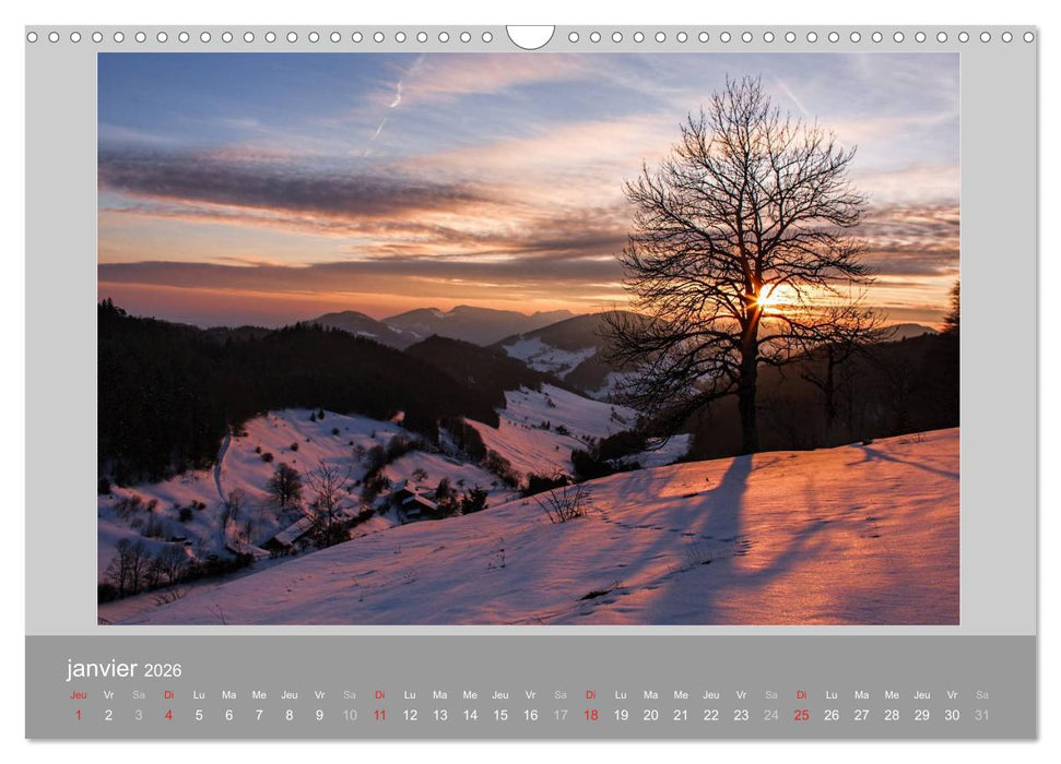 Suisse - Paysage de montagnes 2026 (CALVENDO Calendrier mensuel 2026)