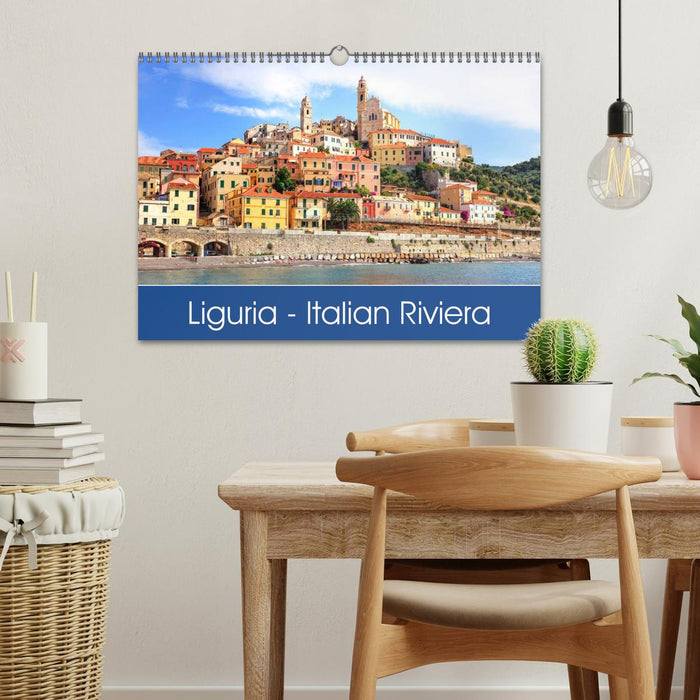 Liguria - Italian Riviera (CALVENDO Monthly Calendar 2026)