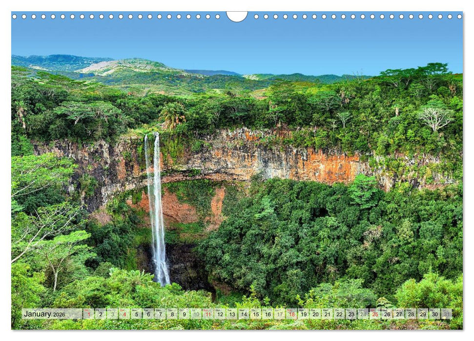 Mauritius - Pearl of the Indian Ocean (CALVENDO Monthly Calendar 2026)