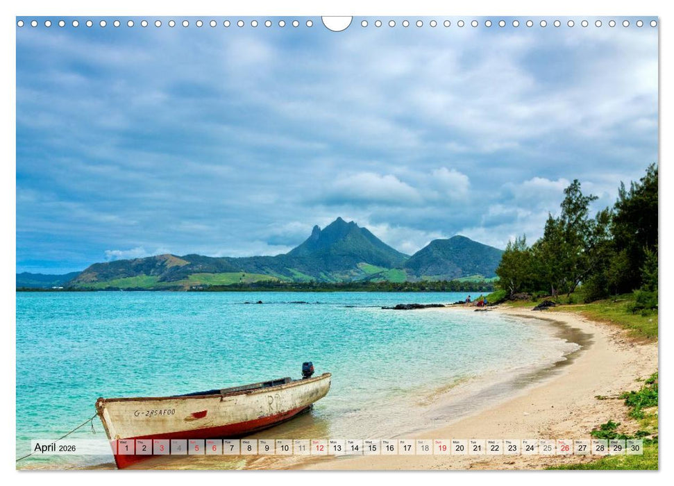 Mauritius - Pearl of the Indian Ocean (CALVENDO Monthly Calendar 2026)