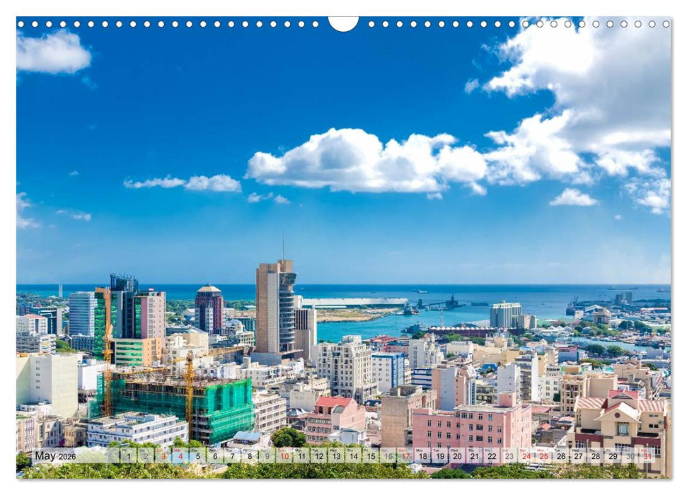 Mauritius - Pearl of the Indian Ocean (CALVENDO Monthly Calendar 2026)