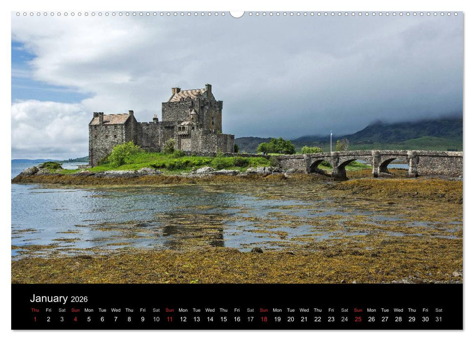 Historic Scotland (CALVENDO Premium-Calendar 2026)