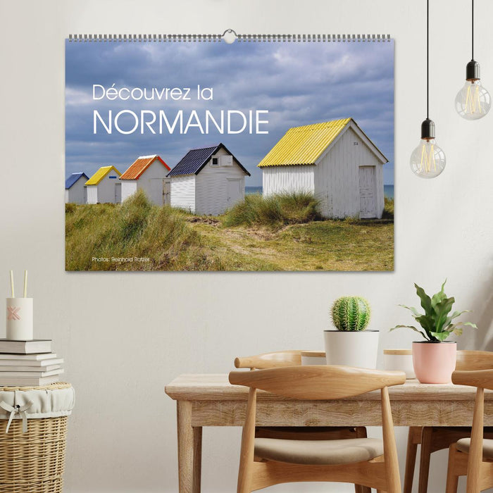 Découvrez la Normandie (CALVENDO Calendrier mensuel 2026)