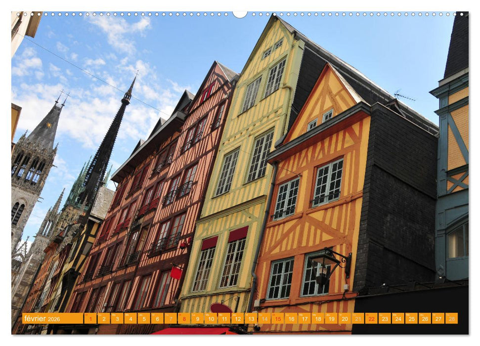 Découvrez la Normandie (CALVENDO Calendrier mensuel 2026)