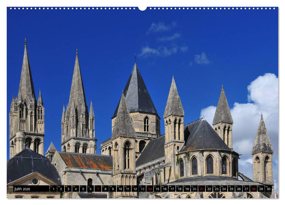 Découvrez la Normandie (CALVENDO Calendrier mensuel 2026)
