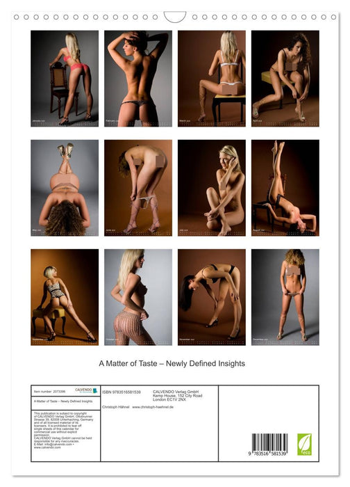 A Matter of Taste – Newly Defined Insights (CALVENDO Monthly Calendar 2026)