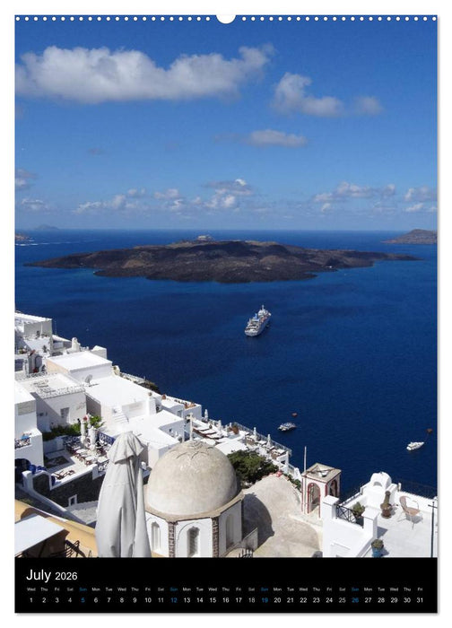 Santorini - Greece (CALVENDO Premium-Calendar 2026)