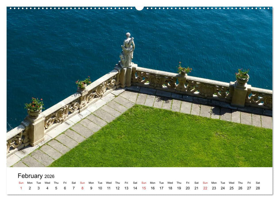 Impressions from Lake Como / UK-Version (CALVENDO Premium-Calendar 2026)