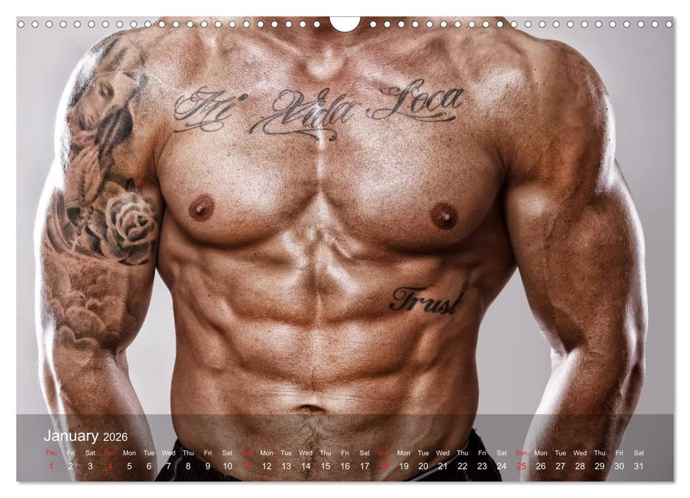 Erotica • Gladiators & Angels (CALVENDO Monthly Calendar 2026)