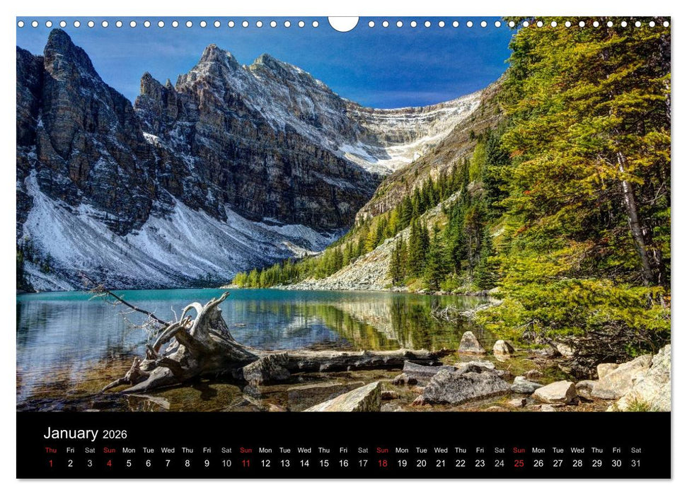 Western Canada (CALVENDO Monthly Calendar 2026)