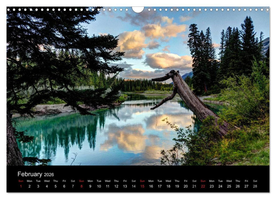 Western Canada (CALVENDO Monthly Calendar 2026)