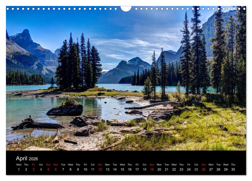 Western Canada (CALVENDO Monthly Calendar 2026)