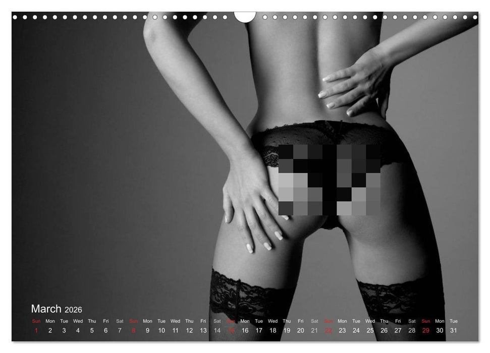 Erotic Fingerprints – Remarkable Skin Impressions (CALVENDO Monthly Calendar 2026)