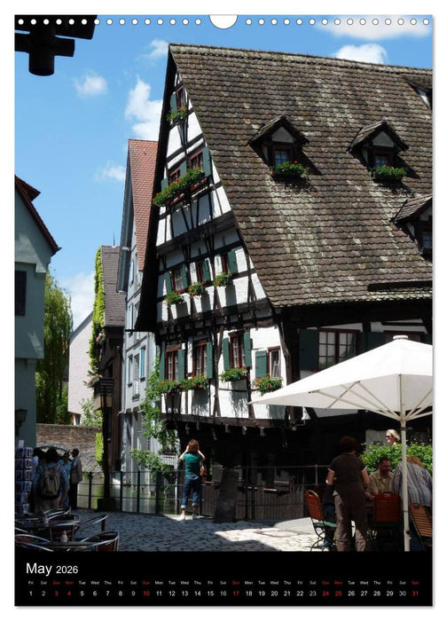 Ulm, City on the River Danube / UK-Version (CALVENDO Monthly Calendar 2026)