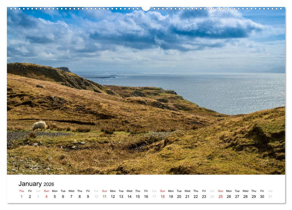 Ireland. Wild Atlantic Views / UK-Version (CALVENDO Premium-Calendar 2026)