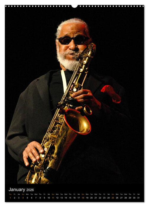 Jazz Saxophonists 2026 (CALVENDO Premium-Calendar 2026)