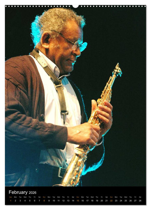 Jazz Saxophonists 2026 (CALVENDO Premium-Calendar 2026)
