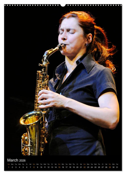Jazz Saxophonists 2026 (CALVENDO Premium-Calendar 2026)