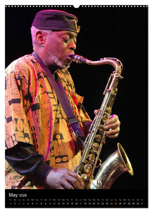 Jazz Saxophonists 2026 (CALVENDO Premium-Calendar 2026)