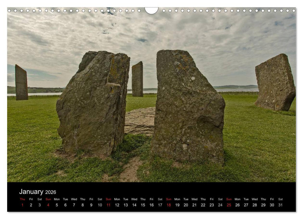 The Mainland Orkney - Scotland's Islands (CALVENDO Monthly Calendar 2026)