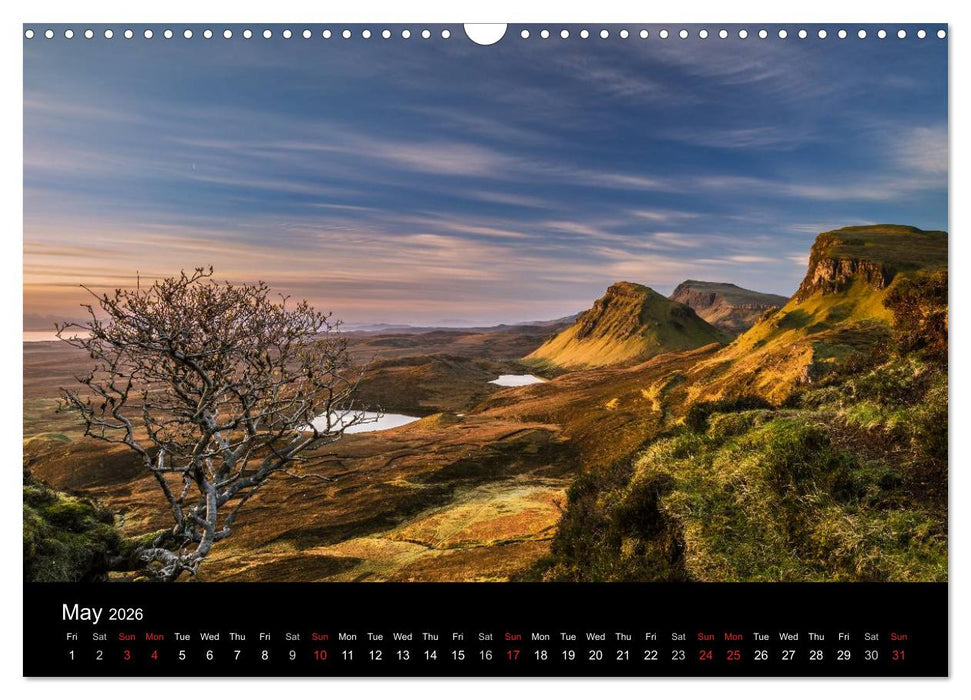 Scotland Alba (CALVENDO Monthly Calendar 2026)