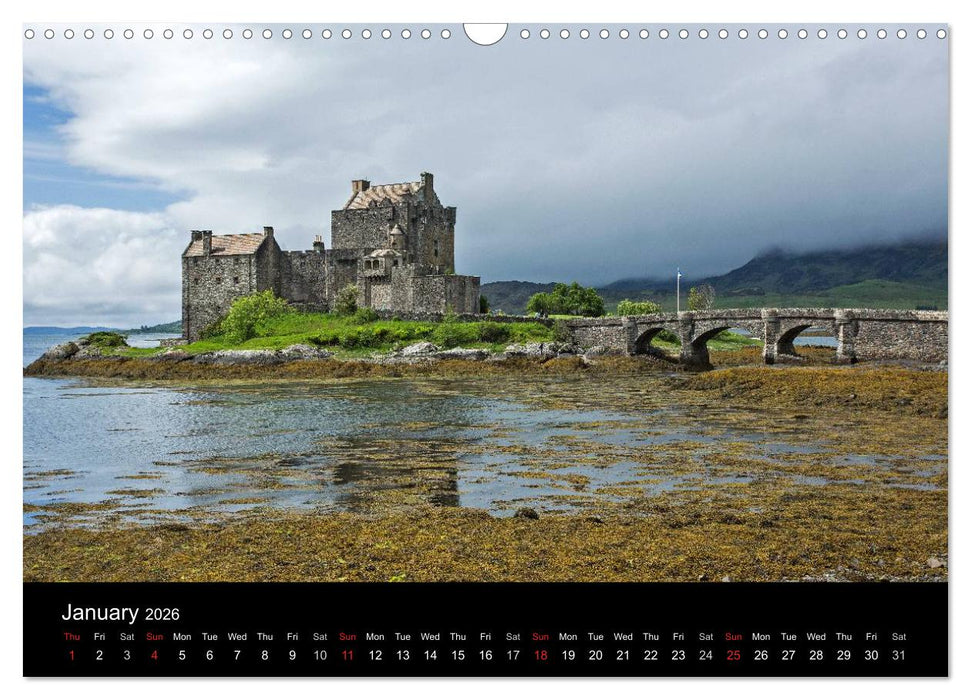 Historic Scotland (CALVENDO Monthly Calendar 2026)