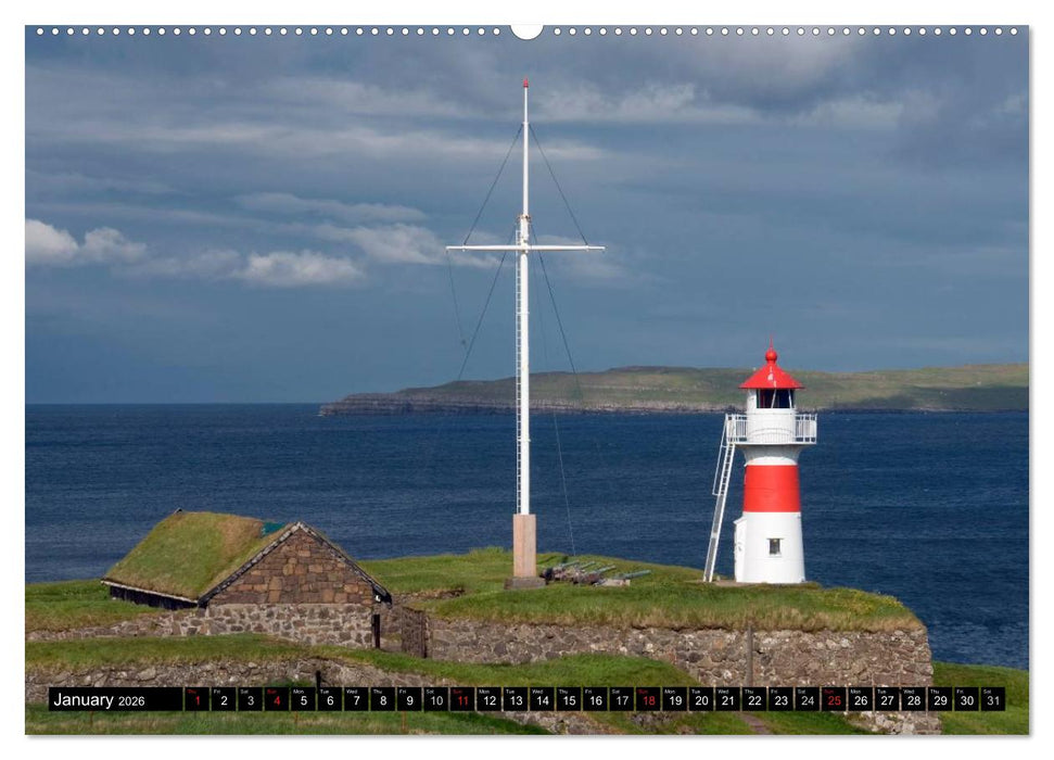 Faroe Islands / UK-Version (CALVENDO Premium-Calendar 2026)