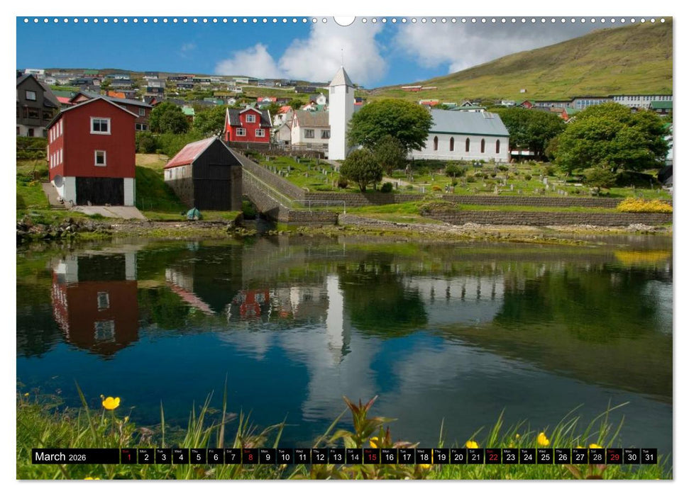 Faroe Islands / UK-Version (CALVENDO Premium-Calendar 2026)
