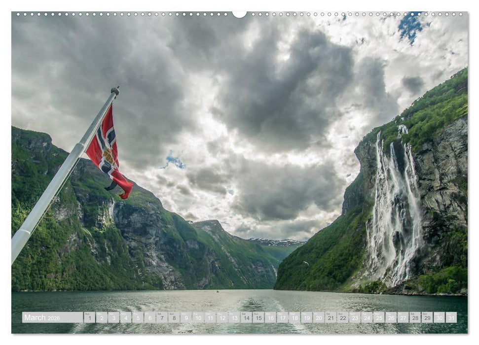 Norway / UK-Version (CALVENDO Premium-Calendar 2026)