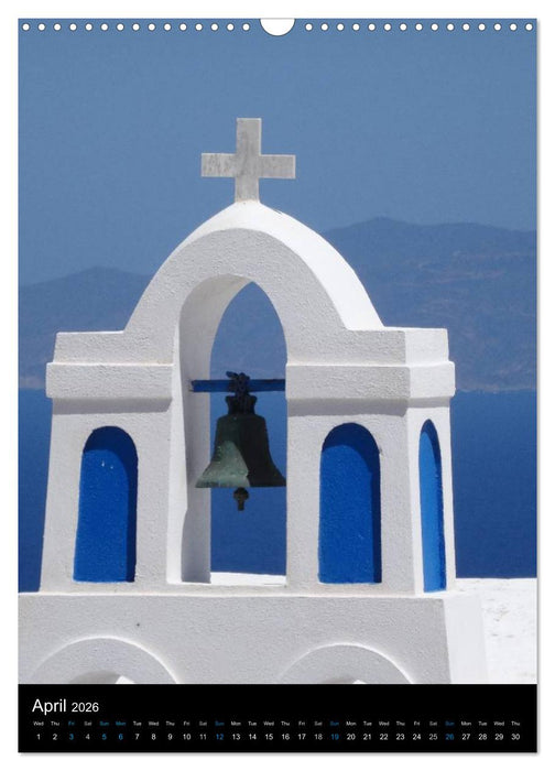 Santorini - Greece (CALVENDO Monthly Calendar 2026)