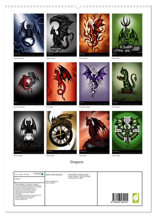 Dragons (CALVENDO Premium-Calendar 2026)
