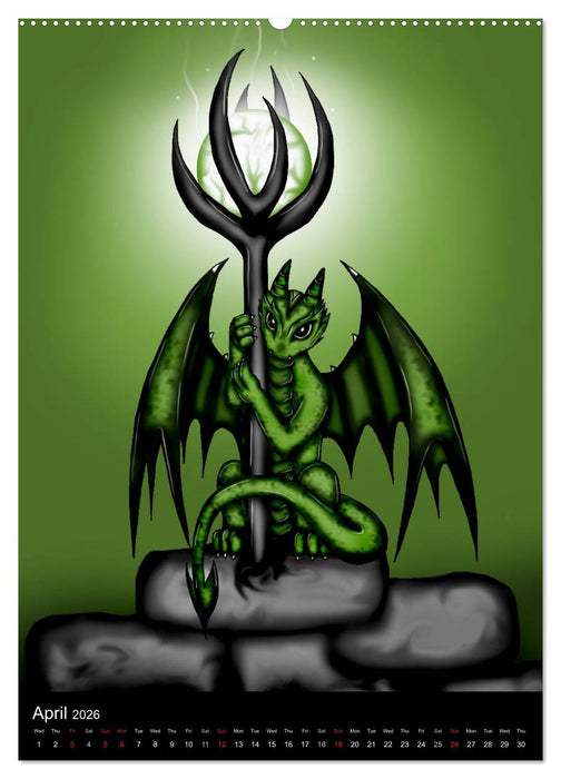 Dragons (CALVENDO Premium-Calendar 2026)