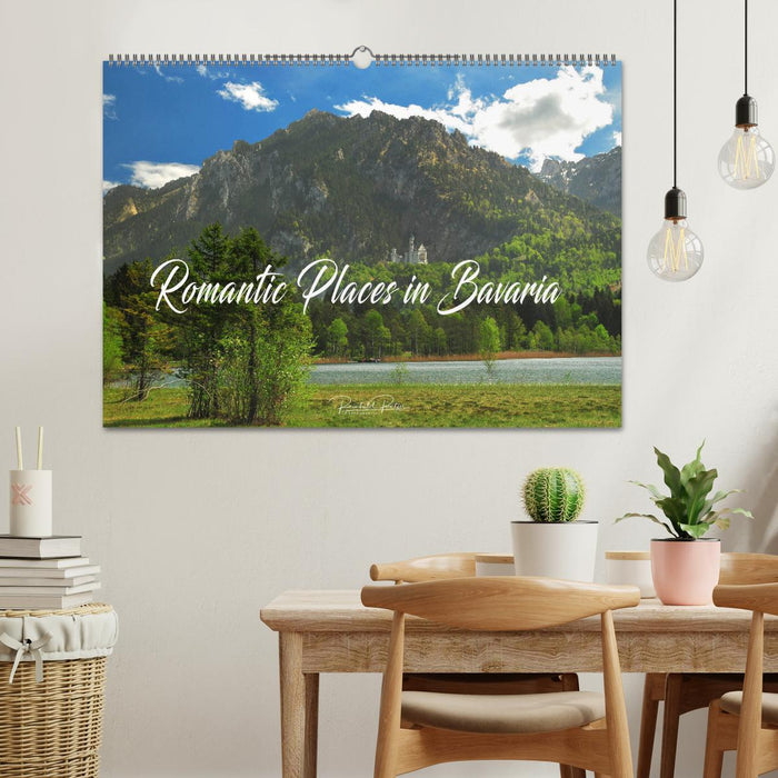 Romantic Places In Bavaria (CALVENDO Monthly Calendar 2026)