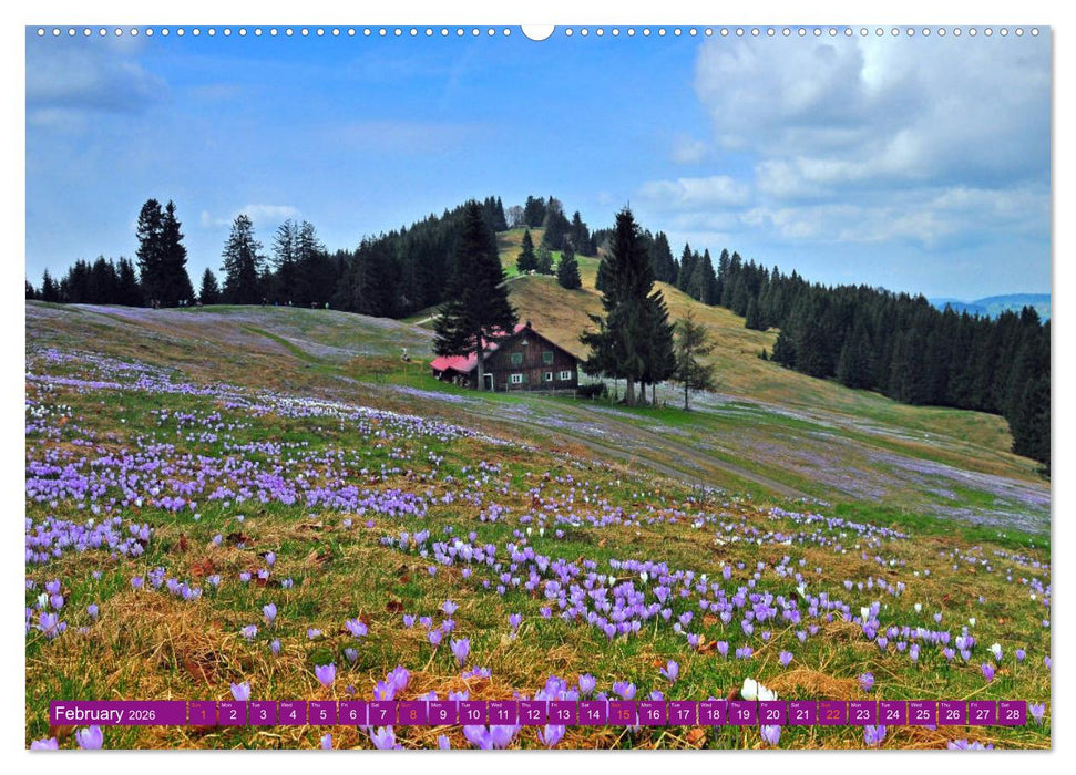 Romantic Places In Bavaria (CALVENDO Monthly Calendar 2026)