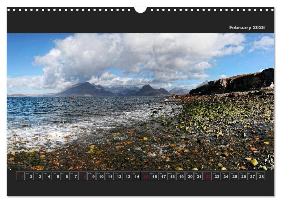 Panoramic Scotland / UK-Version (CALVENDO Monthly Calendar 2026)