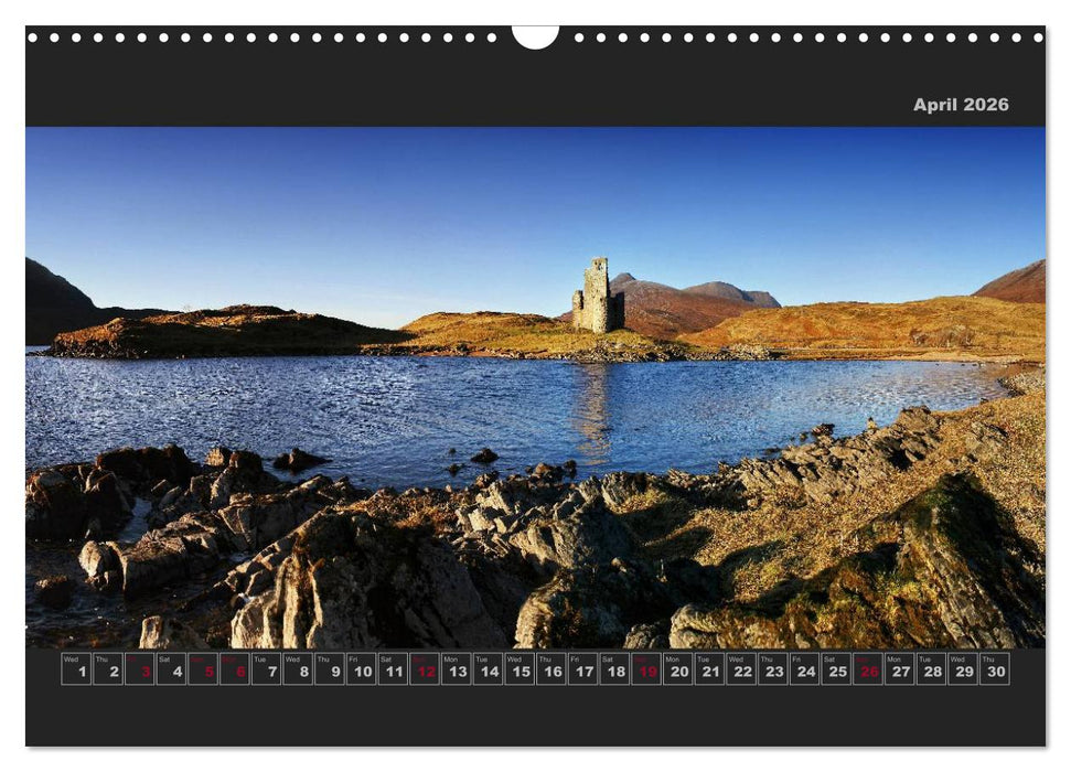 Panoramic Scotland / UK-Version (CALVENDO Monthly Calendar 2026)