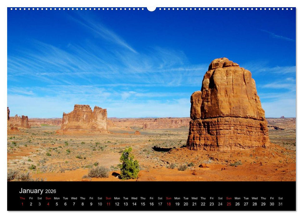 Spectacular Utah / UK-Version (CALVENDO Premium-Calendar 2026)